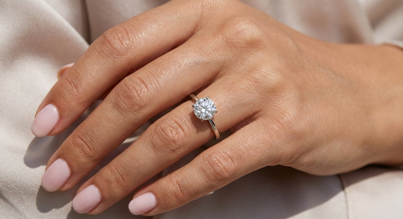 Classic Elegance 1-Carat Solitaire Diamond Engagement Ring