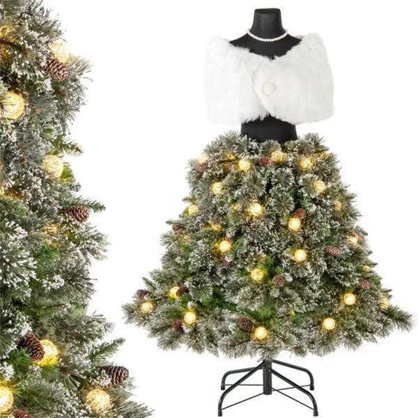 5FT Pre-Lit Mannequin Christmas Tree – SCG Winter Couture Edition