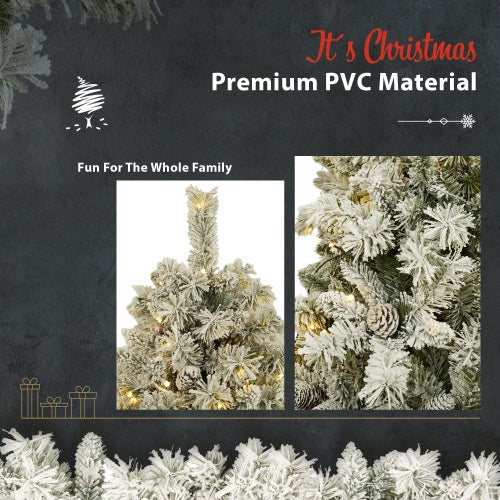 4-Piece LED Holiday Tree & Garland Set – SCG Premium Collection