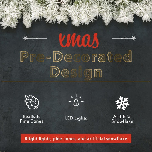 4-Piece LED Holiday Tree & Garland Set – SCG Premium Collection