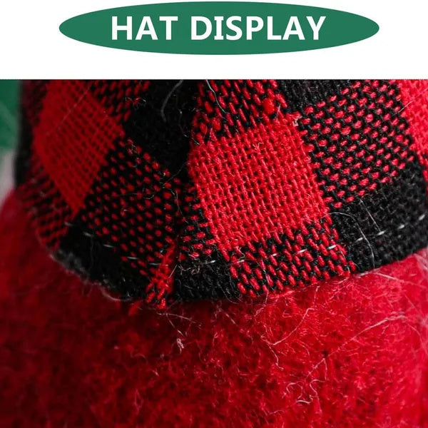 12-Piece Luxury Christmas Gnome Hanging Ornament Set – Plush Tomte Decorations for Trees, Walls & Holiday Displays