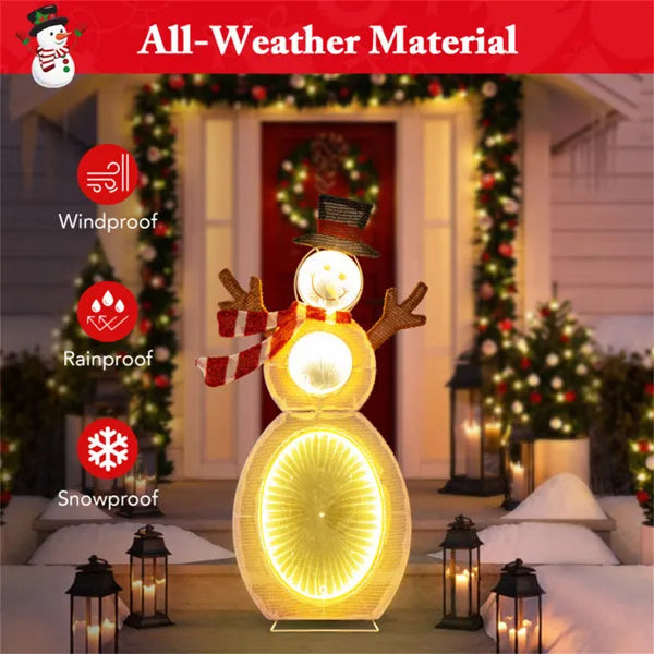 SCG 2.6FT Lighted Snowman – 105 LED Indoor/Outdoor Holiday Decor