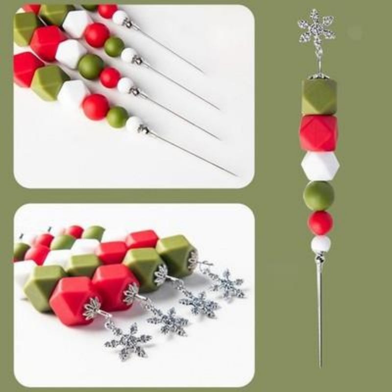 Christmas Baking Fondant & Frosting Needle — Stainless Steel Cake Tester & Cookie Decorating Tool (1PC)