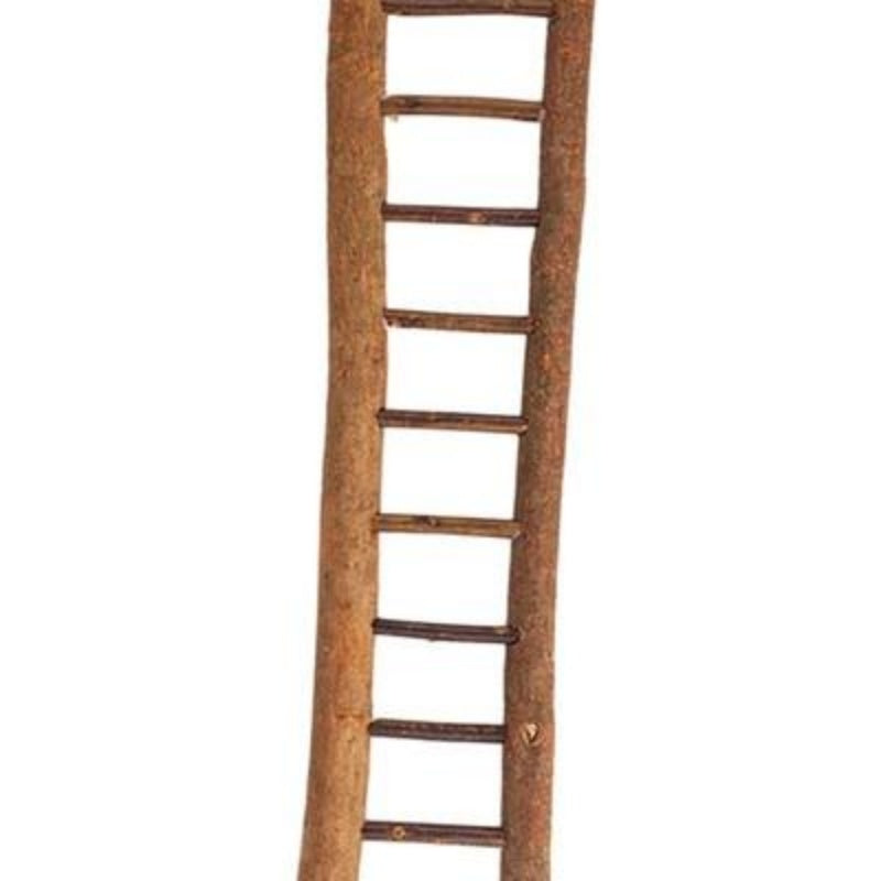 Large Wooden Mini Christmas Ladder — Rustic Farmhouse Ornament for Indoor Holiday Displays (24.5in)