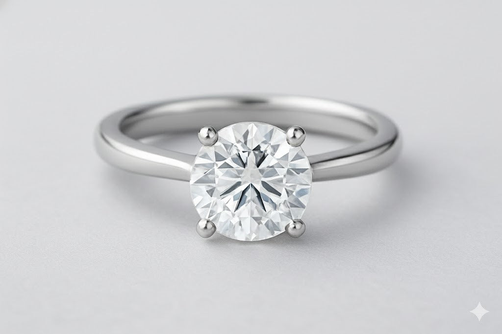 0.75 Carat Classic Solitaire Engagement Ring – Exquisite Brilliance