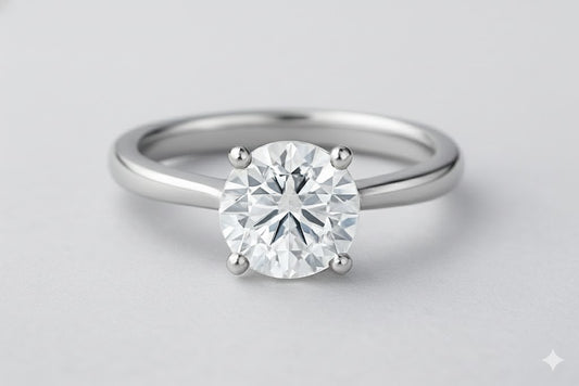 0.75 Carat Classic Solitaire Engagement Ring – Exquisite Brilliance
