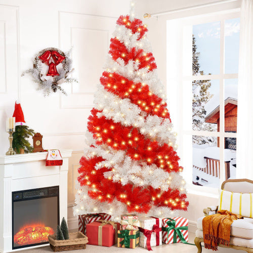 6FT Candy Cane LED Christmas Tree – SCG Luxe Holiday Collection