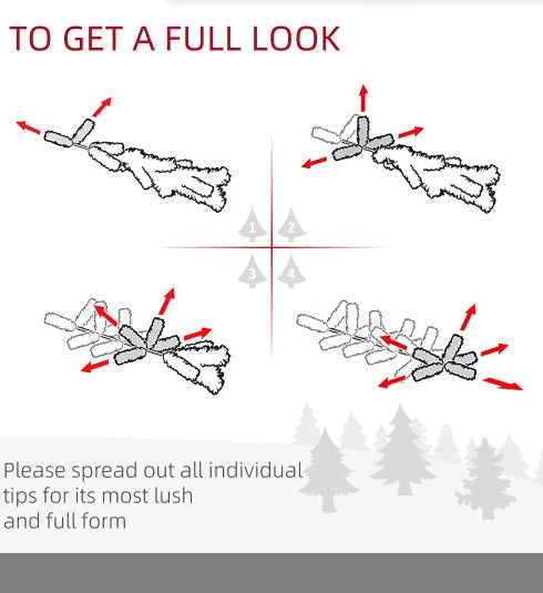 SCG 4-Piece Pre-Lit Holiday Set – Wreath, Garland & 2 Entrance Trees